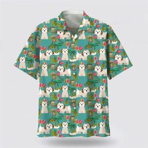 Shih Tzu Hawaiian Beach Hawaiian Shirt –…