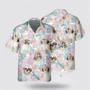 Shih Tzu Pineapple Pattern Hawaiian Shirt Gift For Dog Lover 3 tviate.jpg
