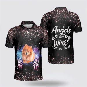 Some Angels Have Paws Polo Shirts –…