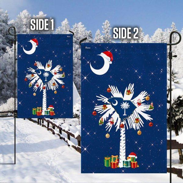 South Carolina Christmas Flag – Christmas Outdoor Decoration