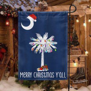 South Carolina Christmas Flag Merry Christmas Y'all 2