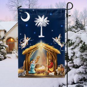 South Carolina Christmas Nativity of Jesus Flag 3