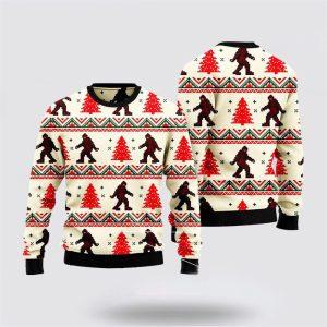 Stylish Bigfoot Ugly Christmas Sweater Knit Wool Holiday Sweater Gifts For Bigfoot Lovers 2 us6hrf.jpg
