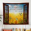 Sunflower Psalm 11824 This Is The Day That The Lord Has Made Tapestry Wall Art Print – Gifts For Christian Families