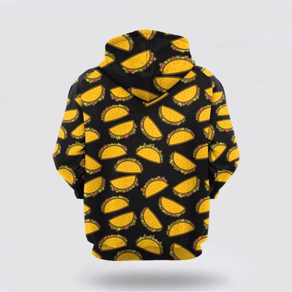 Taco Cat Christmas All Over Print Hoodie – Cat Lover Christmas Hoodie