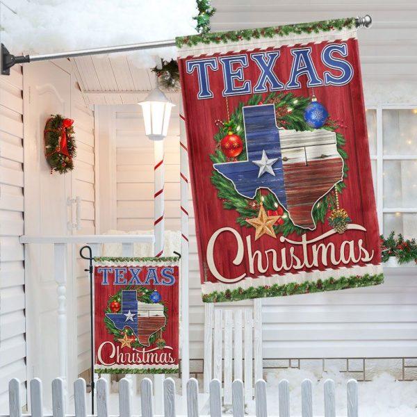 Texas Christmas Flag Merry Christmas – Christmas Flag Outdoor Decoration