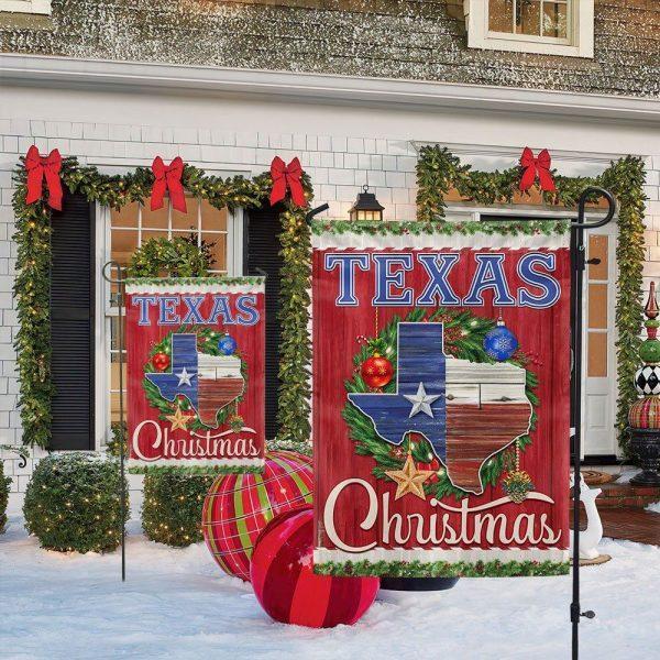 Texas Christmas Flag Merry Christmas – Christmas Flag Outdoor Decoration