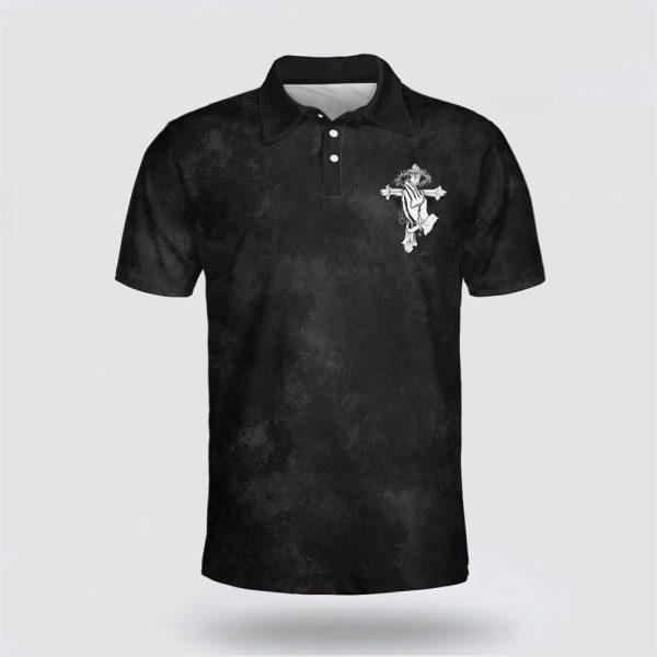 The Devil Saw Me With My Head Down And Though He’d Won Until I Said Amen Polo Shirt – Gifts For Christian Families