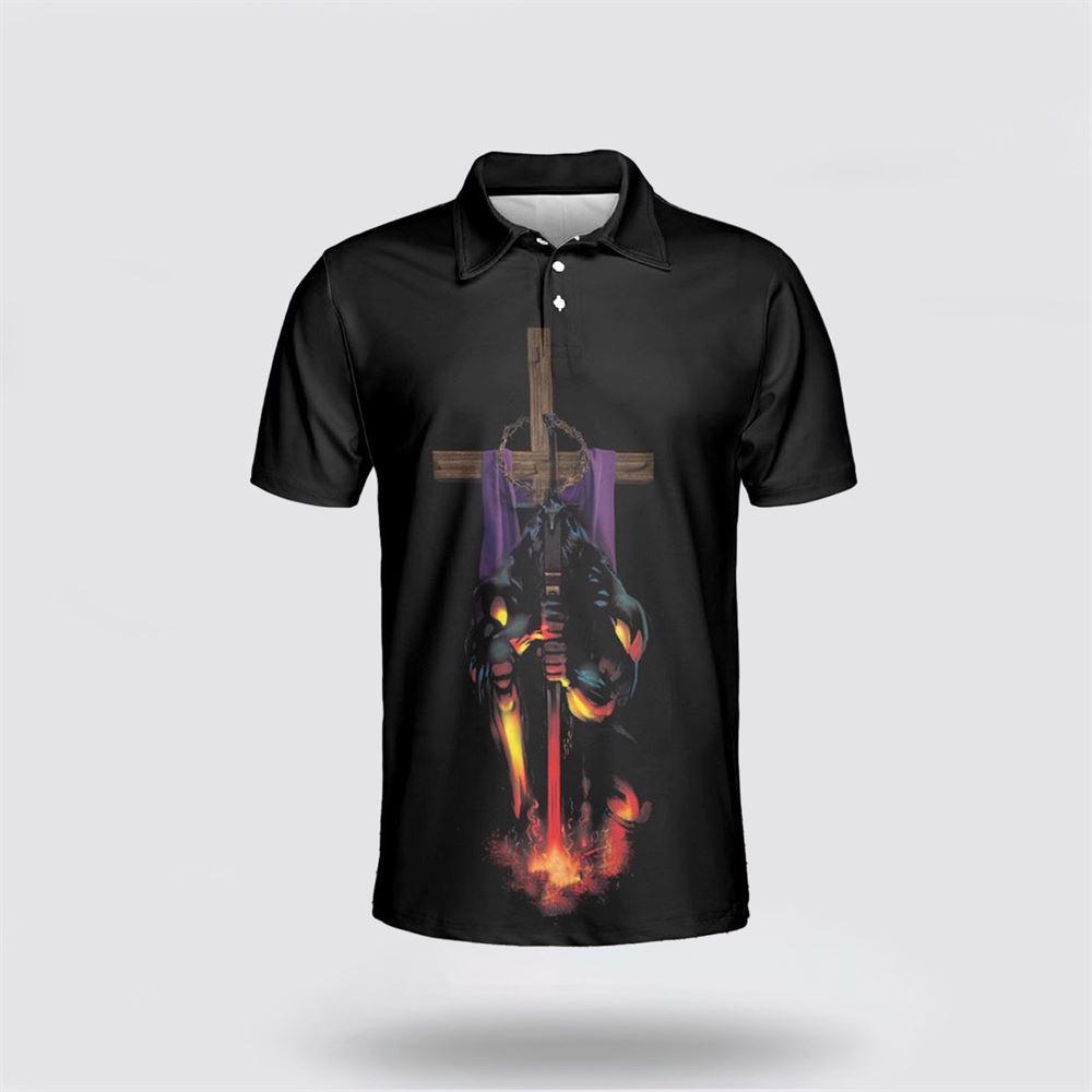 The Devil’d Won Until I Said Amen Polo Shirts – Gifts For Christian Families