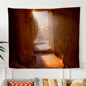 The Empty Tomb Picture Tapestry Art Christian…