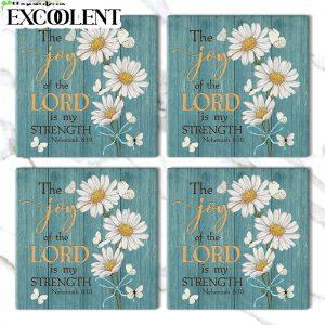 The Joy Of The Lord Is My Strength Nehemiah 810 Stone Coasters Coasters Gifts For Christian 3 jsz2ud.jpg