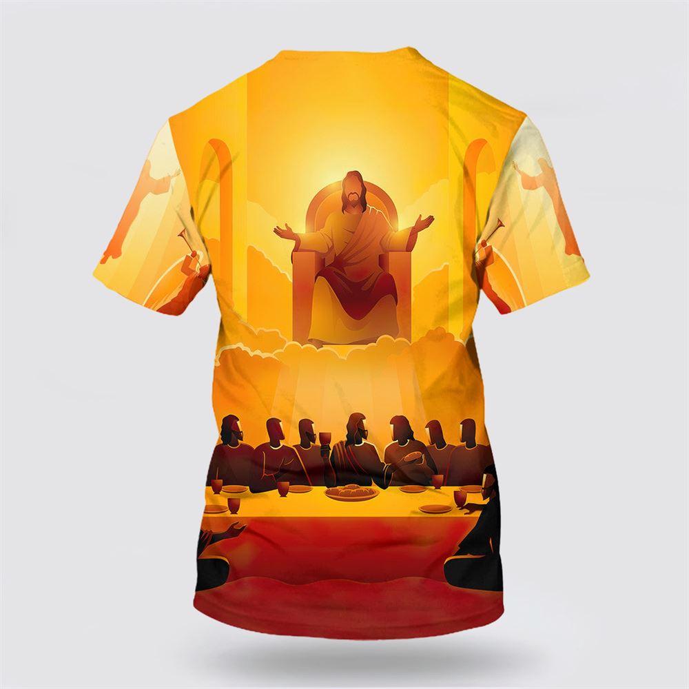 The Last Supper All Over Print 3D T Shirt – Gifts For Christians The Last Supper All Over Print 3D T Shirt – Gifts For Christians