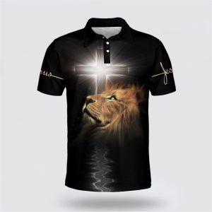 The Light Shines In The Darkness And The Darkness Has Not Overcome It Polo Shirt Gifts For Christian Families 1 m4bxin.jpg