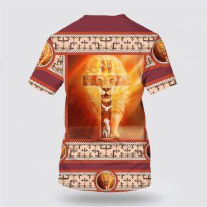 The Lion Lamb Dove Cross All Over Print 3D T Shirt Gifts For Christians 2 zxcei4.jpg