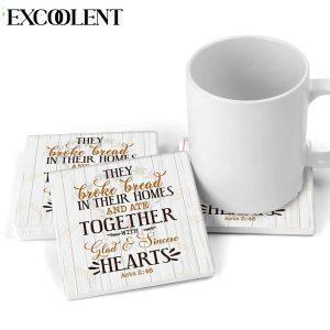 They Broke Bread In Their Homes Acts 246 Niv Stone Coasters Coasters Gifts For Christian 2 rgldhz.jpg