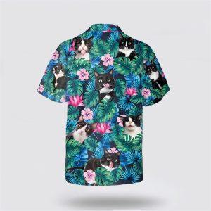 Tuxedo Cat With Funny Face Flower Tropic Hawaiin Shirt Gifts For Pet Lover 3 ysar7h.jpg