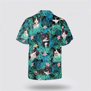 Tuxedo Cat With Funny Face Leaves Tropic Hawaiin Shirt Gifts For Pet Lover 3 pigy8y.jpg