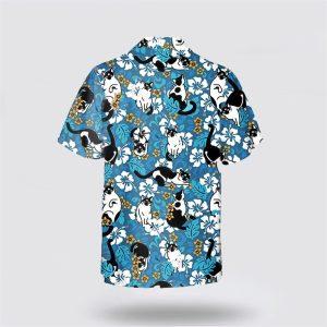 Tuxedo Playing With Flower Pattern Hawaiin Shirt Gifts For Pet Lover 3 krpsc6.jpg