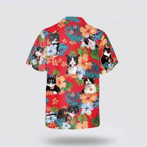 Tuxedo With Face Funny Tropic On The Red Background Hawaiin Shirt Gifts For Pet Lover 3 lmiqc8.jpg