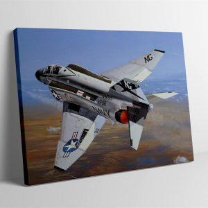 US Air Force F 4 Airplane Boeing F 4 Phantom II Fighter Jet Canvas Wall Art Gift For Military Personnel 1 pgw5hf.jpg