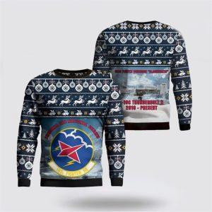 US Air Force Indiana Air National Guard 122d Fighter Wing AOP Ugly Sweater 3D – Christmas Gift For Military Personnel