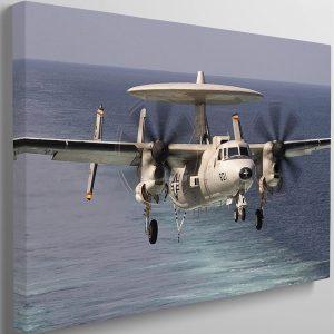 US Air Force Pavaieics Airplane E 2D Advanced Hawkeye Fighter Jet Canvas Wall Art Gift For Military Personnel 1 mu3zdy.jpg