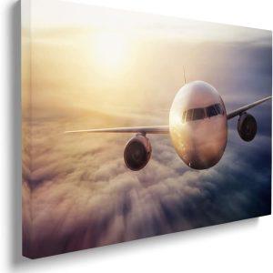 US Air Force Pavaieics Sunset Boeing 757 Airplane C 32 Fighter Jet Canvas Wall Art Gift For Military Personnel 1 nkescq.jpg