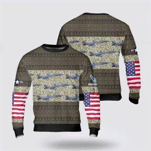 US Air Force Rockwell B-1B Lancer Sweater 3D – Christmas Gift For Military Personnel