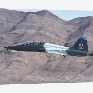 US Air Force T-38C Taking Off From Nellis Air Force Base, Nevada Canvas Wall Art – Gift For Military Personnel