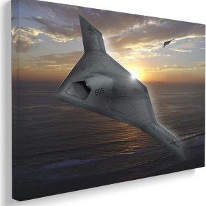 US Air Force X 47B Airplane Fighter Jet Canvas Wall Art Gift For Military Personnel 1 irdzws.jpg