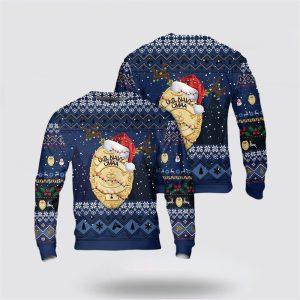 US Navy Command Master-At-Arms CMAA Badge Christmas AOP Sweater – Unique Christmas Sweater Gift For Military Personnel