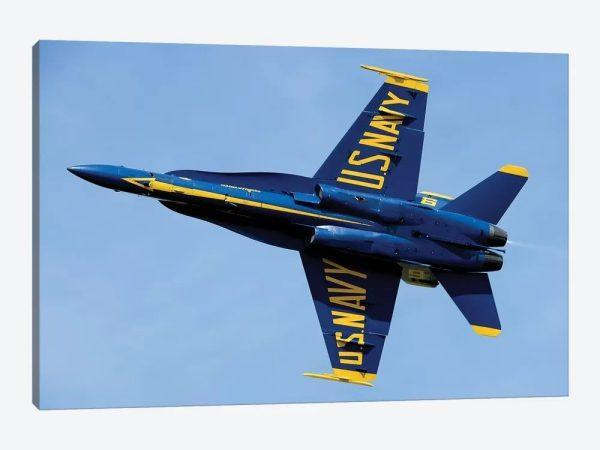US Navy Flight Demonstration Squadron,The Blue Angels I Canvas Wall Art – Gift For Military Personnel