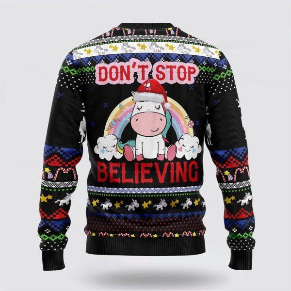 Unicorn Believing Christmas Ugly Christmas Sweater – Best Gift For Christmas