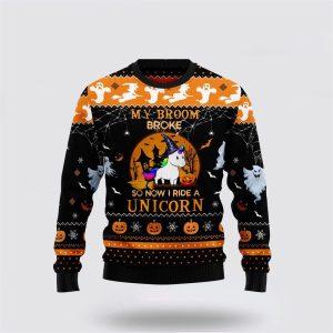 Unicorn Broom Ugly Christmas Sweater – Best…