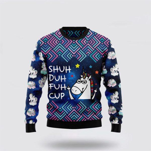 Unicorn Galaxy Cool Ugly Christmas Sweater – Best Gift For Christmas