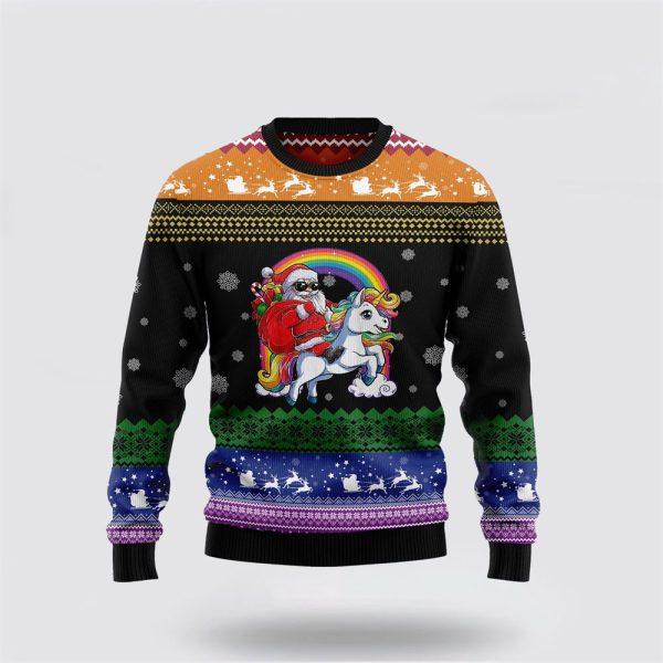 Unicorn LGBT Ugly Christmas Sweater – Best Gift For Christmas
