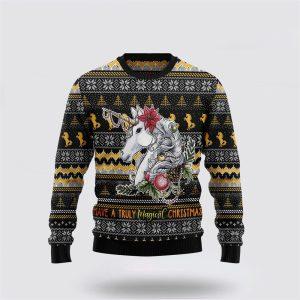Unicorn Truly Magical Christmas Ugly Christmas Sweater…