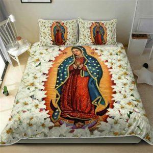 Virgin Mary Our Lady Of Guadalupe Bedding Set Christian Gift For Believers 3 gccddp.jpg