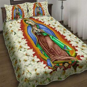 Virgin Mary Our Lady Of Guadalupe Quilt…