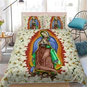 Virgin Mary Our Lady Of Guadalupe Quilt Bedding Set Christian Gift For Believers 2 jwhvij.jpg