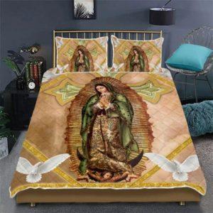 Virgin of Guadalupe Quilt Bedding Set Christian Gift For Believers 2 bwj2ge.jpg