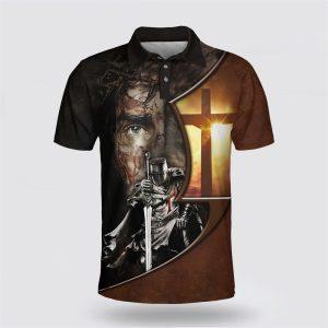 Warrior For Jesus And God Bible The Faith Polo Shirt Gifts For Christian Families 1 oke0r6.jpg