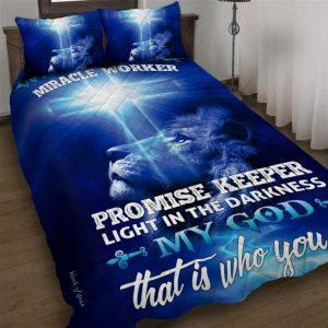 Way Maker Miracle Worker Jesus Christ Quilt Bedding Set Christian Gift For Believers 1 rqqoty.jpg