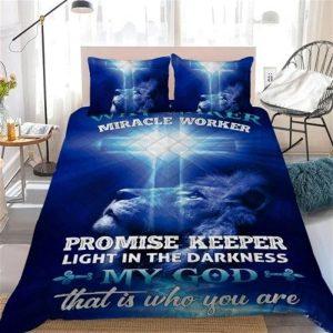 Way Maker Miracle Worker Jesus Christ Quilt Bedding Set Christian Gift For Believers 2 f7otw7.jpg