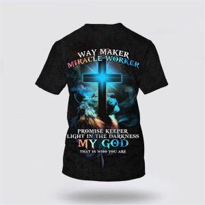 Way Maker Miracle Worker Lion Cross All Over Print 3D T Shirt Gifts For Christians 2 glwtog.jpg
