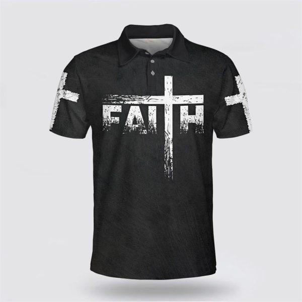 Way Maker Miracle Worker Promise Keeper Light Faith Cross Polo Shirt – Gifts For Christian Families