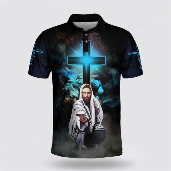 Way Maker Miracle Worker Promise Keeper Light In The Darkness My God Polo Shirt – Gifts For Christian Families