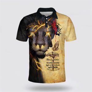 Way Maker Miracle Worker Promise Keeper Light Lion Polo Shirt Gifts For Christian Families 1 y7anfq.jpg