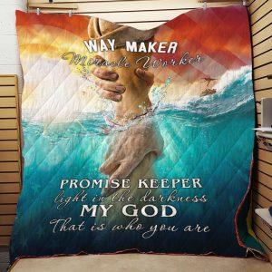 Way Maker Promise Keeper My God Christian Blanket Gifts For Christians 1 d7xjqj.jpg