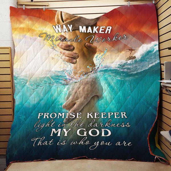 Way Maker Promise Keeper My God Christian Blanket – Gifts For Christians